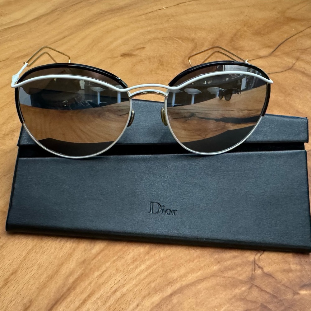Dior Mirror Round Sunglasses